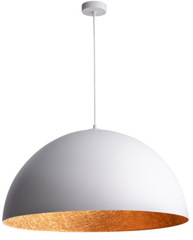 Lampa wisząca kopuła biało-miedziana Sigma Lighting SFERA 35 30146