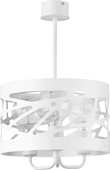 Lampa wisząca metalowa biała Sigma Lighting MODUŁ FREZ L 31081