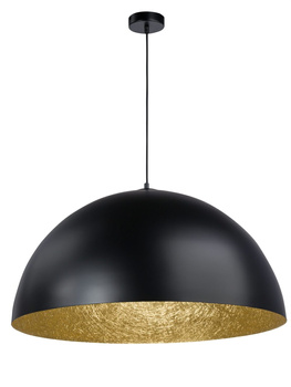 Lampa wisząca duża czarno-złota Sigma Lighting SFERA 90 30125