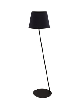 Lampa podłogowa z abażurem czarna Sigma Lighting LIZBONA 50228