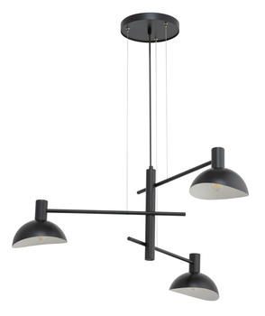 Lampa wisząca metalowa czarna Sigma Lighting ARTIS 3 40527