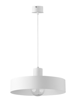 Lampa wisząca metalowa biała Sigma Lighting RIF 1 L 30901