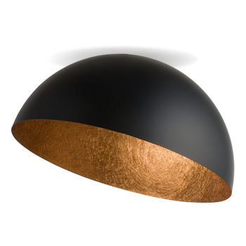 Plafon kopuła czarno-miedziany Sigma Lighting SFERA 35 32470