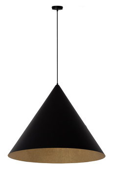 Lampa wisząca Vesuvio czarny/złoty L 3xE27 41040