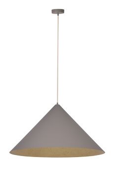 Lampa wisząca Vesuvio taupe/złoty M 3xE27 41058