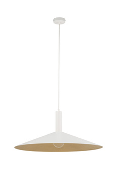 Lampa wisząca CAPRI M biały/zloty 41015