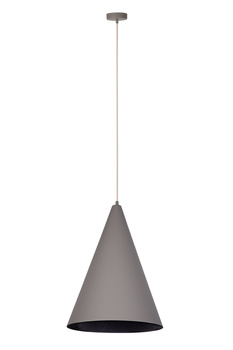 Lampa wisząca Vesuvio taupe/czarny S 41061