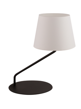 Lampka nocna z abażurem czarno-biała Sigma Lighting LIZBONA 50227