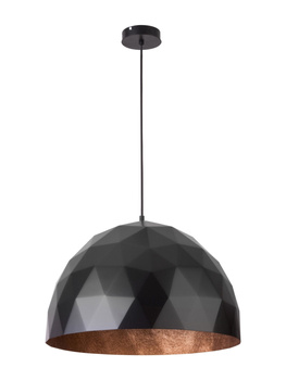 Lampa wisząca DIAMENT czarno-miedziany L Sigma Lighting 31368