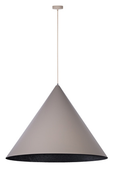 Lampa wisząca Vesuvio taupe/czarny L 41064 1xE27