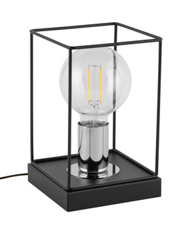 Lampka nocna loftowa klatka VOX czarno-srebrna SIGMA LIGHTING 50371