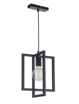 Lampa wisząca geometryczna loft czarna Sigma Lighting EDEN 1 32231