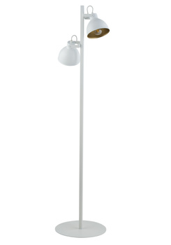 Lampa podłogowa loft metalowa biało-złota Sigma Lighting MARS 50267