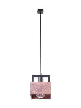 Lampa wisząca sklejka loft brąz Sigma Lighting DAKOTA 31750