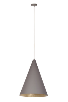 Lampa wisząca Vesuvio taupe/złoty S 41056