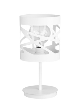 Lampka nocna metalowa biała Sigma Lighting MODUŁ FREZ 50078