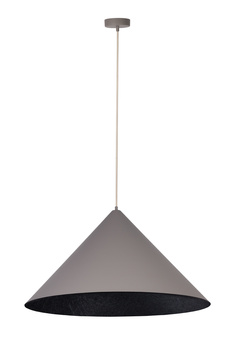 Lampa wisząca Vesuvio taupe/czarny M 3xE27 41063